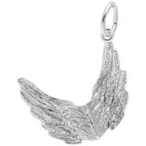 14K White Gold Spread Your Wings Charm