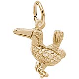Gold Plate Toucan Charm