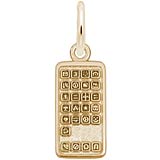 Gold Plate Smartphone Charm