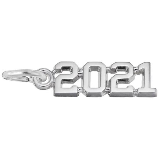 Rembrandt 2020 Year Charm, Sterling Silver Rembrandt 2020 Year Charm, Sterling Silver