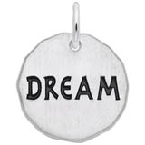 Sterling Silver Dream Charm Tag by Rembrandt Charms