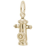 Gold Plate Fire Hydrant Charm by Rembrandt Charms