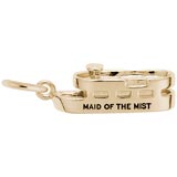 14K Gold Maid of the Mist Boat Charm