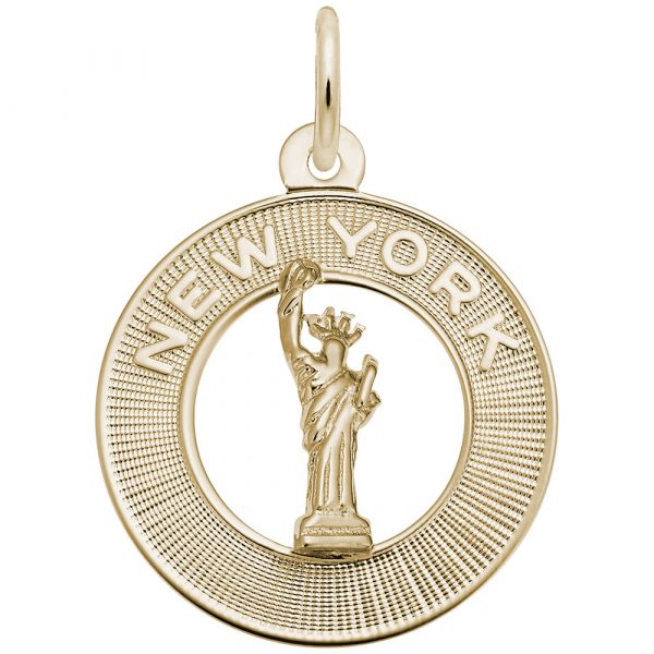 14K Gold New York Charm by Rembrandt Charms