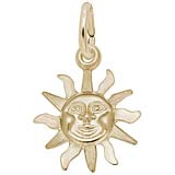 14K Gold Small Belize Sunshine Charm by Rembrandt Charms