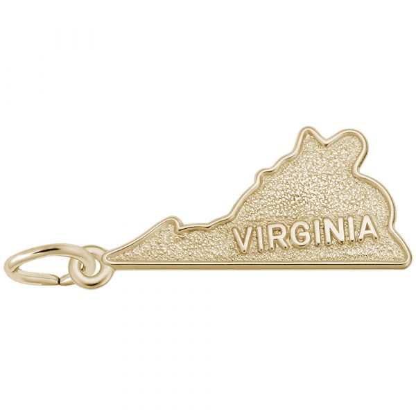 14K Gold Virginia Charm by Rembrandt Charms