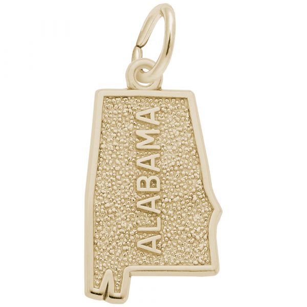 14K Gold Alabama Charm by Rembrandt Charms