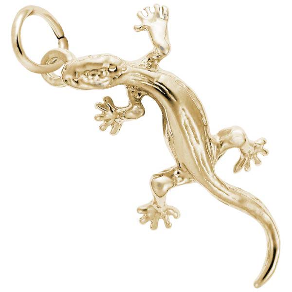 14K Gold Lizard Charm by Rembrandt Charms