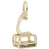 10K Gold Telluride Gondola Charm