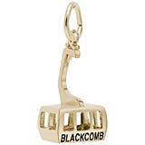 14K Gold Whistler Blackcomb Gondola Charm