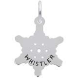 Sterling Silver Whistler Snowflake Charm