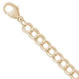 Rembrandt Charm Bracelet, Gold Plate 7"