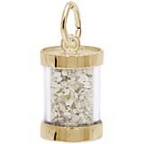 10K Gold Antigua Sand Capsule Charm by Rembrandt Charms