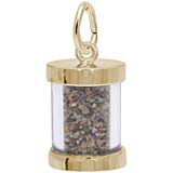 10K Gold New Brunswick Sand Capsule Charm by Rembrandt Charms