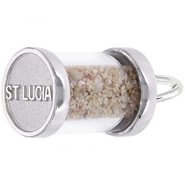 St Charms for Bracelets and Necklaces Lucia Sand Capsule Charm 