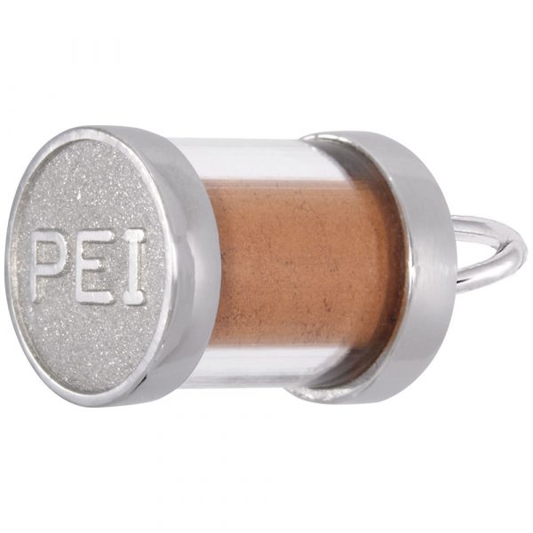 14K White Gold Prince Edward Sand Capsule by Rembrandt Charms 14K White Gold Prince Edward Sand Capsule by Rembrandt Charms