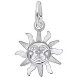 Sterling Silver Bahamas Sun Small Charm