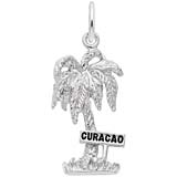 Sterling Silver Curacao Palm Tree Charm