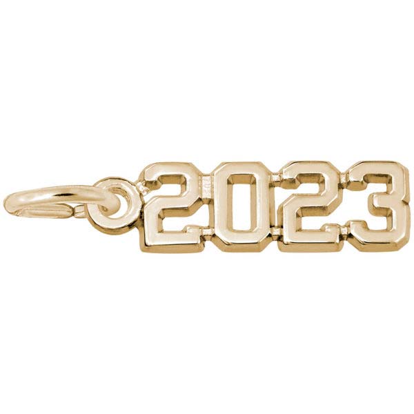 Rembrandt Charms 2023 Year Charm in Gold Plate Rembrandt Charms 2023 Year Charm in Gold Plate