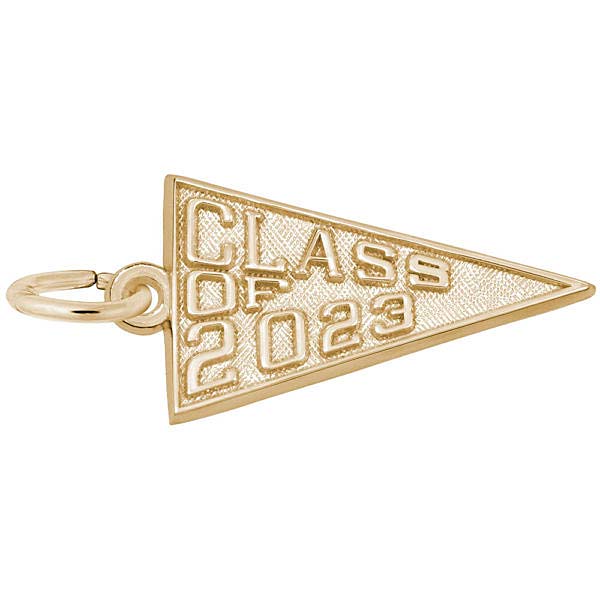 Rembrandt Charms Class of 2023 Banner Charm in 10K Gold Rembrandt Charms Class of 2023 Banner Charm in 10K Gold