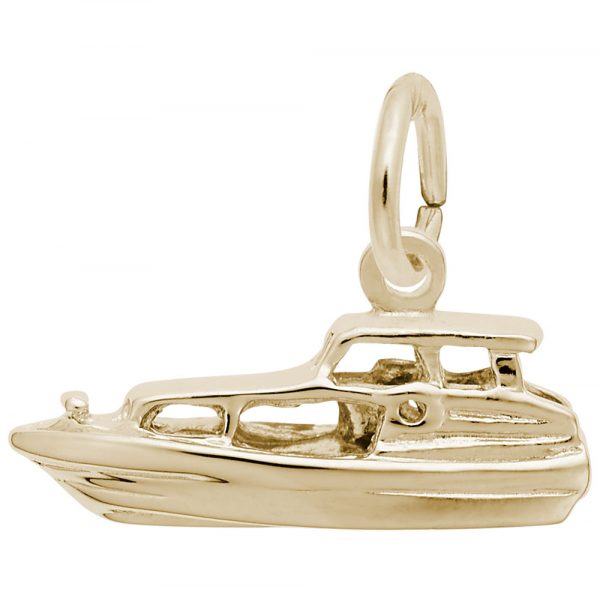Rembrandt Yacht Charm, 14k Yellow Gold
