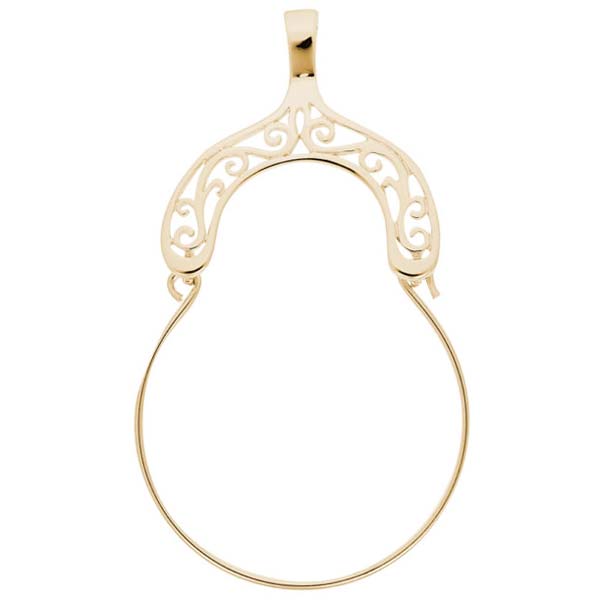 14k Gold Filigree Arch Charm Holder by Rembrandt Charms