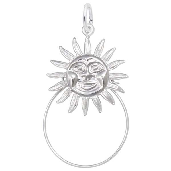 Sterling Silver Sunshine Charm Holder by Rembrandt Charms