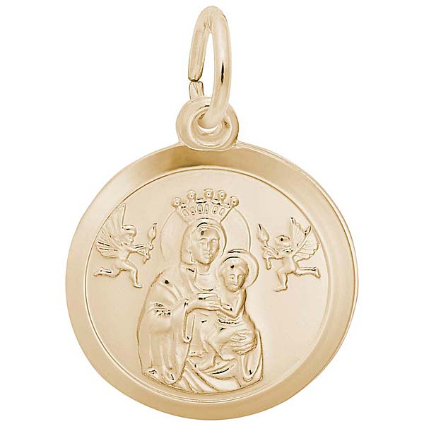 14K Gold Madonna and Child Charm by Rembrandt Charms
