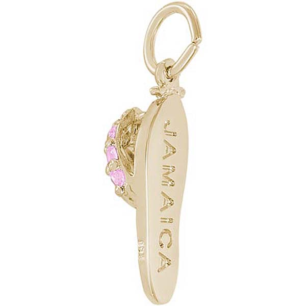 Rembrandt Jamaica Sandal Charm, Gold Plate Rembrandt Jamaica Sandal Charm, Gold Plate