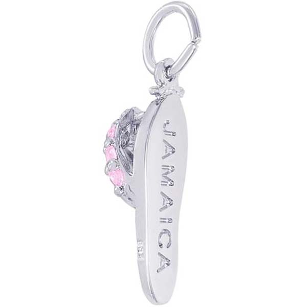Rembrandt Jamaica Sandal Charm, Sterling Silver Rembrandt Jamaica Sandal Charm, Sterling Silver
