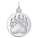 Sterling Silver Bear Paw Charm - Whistler