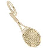 Rembrandt Tennis Racket Charm, 14k Yellow Gold