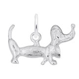 free ship 60 pieces Antique silver dog charms 14x12mm #2631 