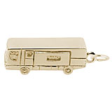 Rembrandt Motor Home Charm, 10k Yellow Gold