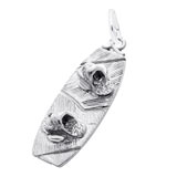 Rembrandt Wakeboard Charm, Sterling Silver
