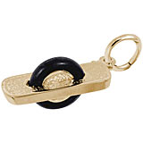 Rembrandt Hoverboard Charm, 14k Yellow Gold