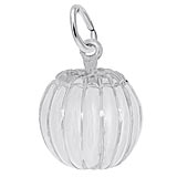Rembrandt Pumpkin Charm, 14k White Gold