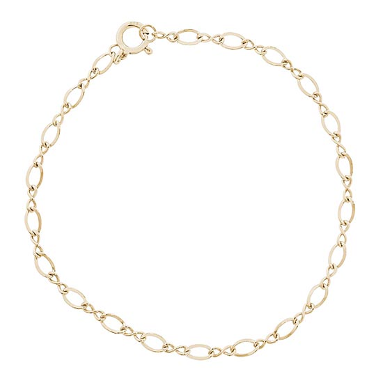 14K Gold Charm Bracelet