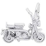 Sterling Silver Motor Scooter Charm