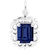 14K White Gold 09 Sept Birthstone