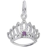 14K White Gold 06 Jun Birthstone Tiara