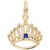 10K Gold 09 Sept Birthstone Tiara