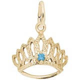 10K Gold 12 Dec Birthstone Tiara