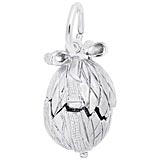 Sterling Silver Egg w/ Baby Chick Charm