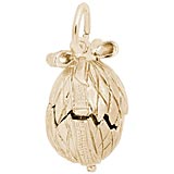 Gold Plate Egg w/ Baby Chick Charm