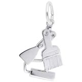 14K White Gold Painters Tools Charm