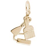 14K Gold Painters Tools Charm