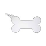 Sterling Silver Small Dog Bone Charm