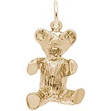 14K Gold Teddy Bear Charm
