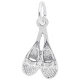 Sterling Silver Snow Shoes Charm